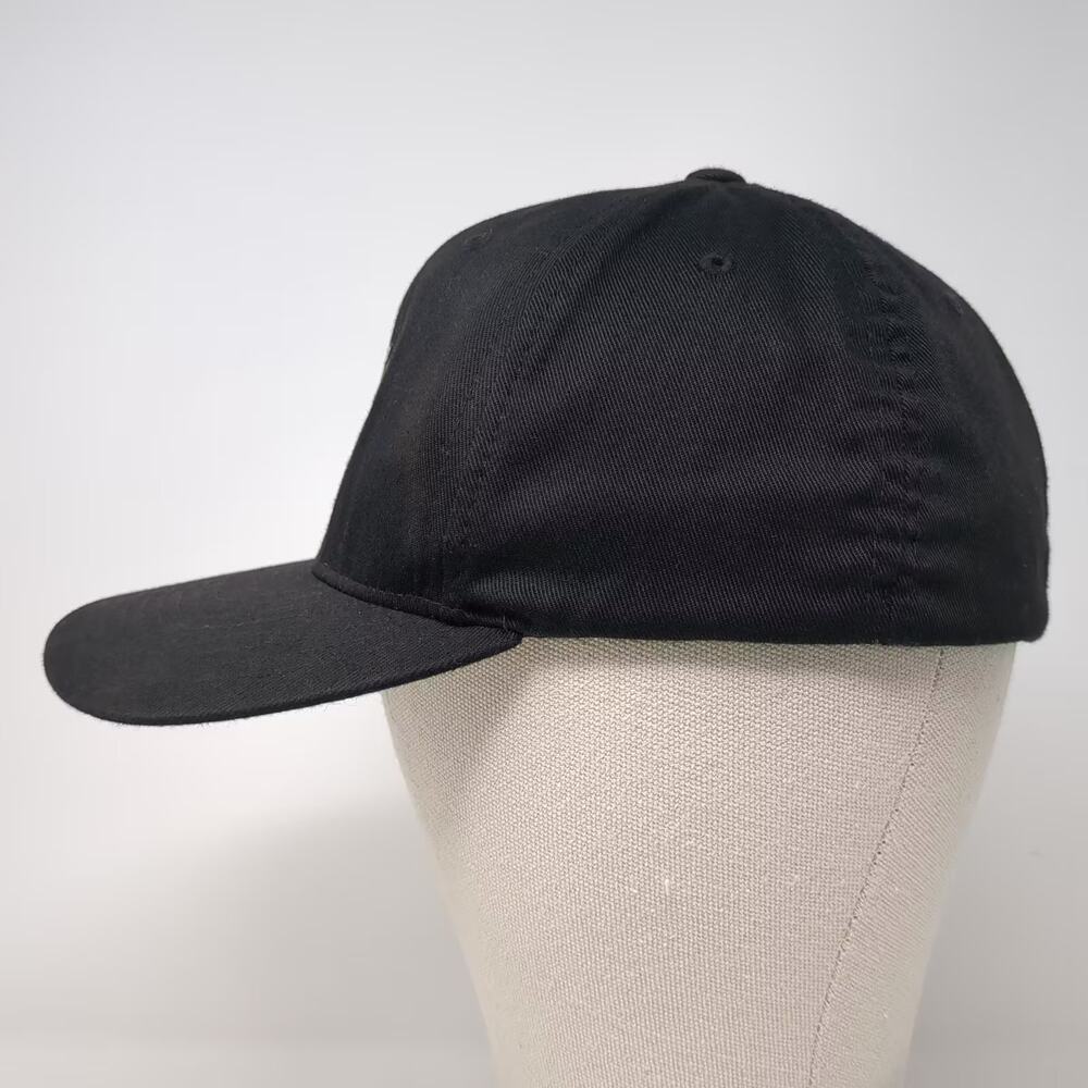 Flexfit Baseball Cap Black Size M Embroidered Camp Ida-Haven Structured Hat View 3